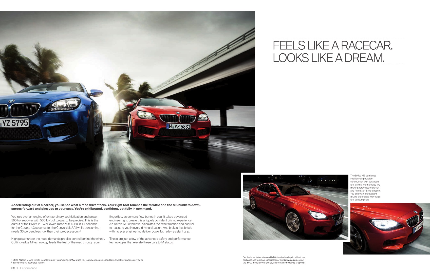 2014 BMW 6-Series M6 Brochure Page 9